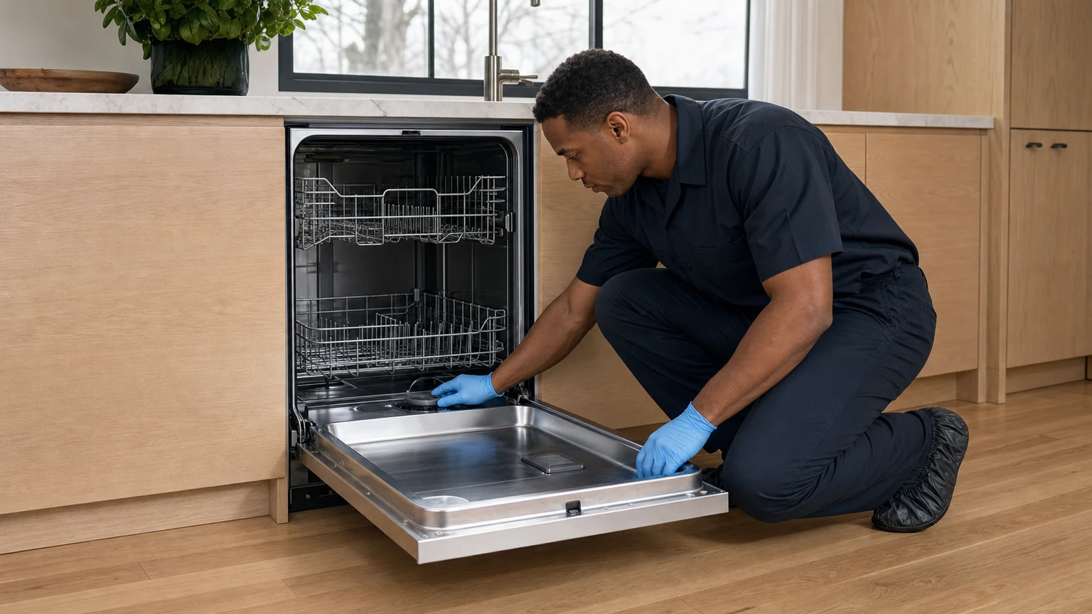 Undercounter ice maker diagnostic visit in Belmont