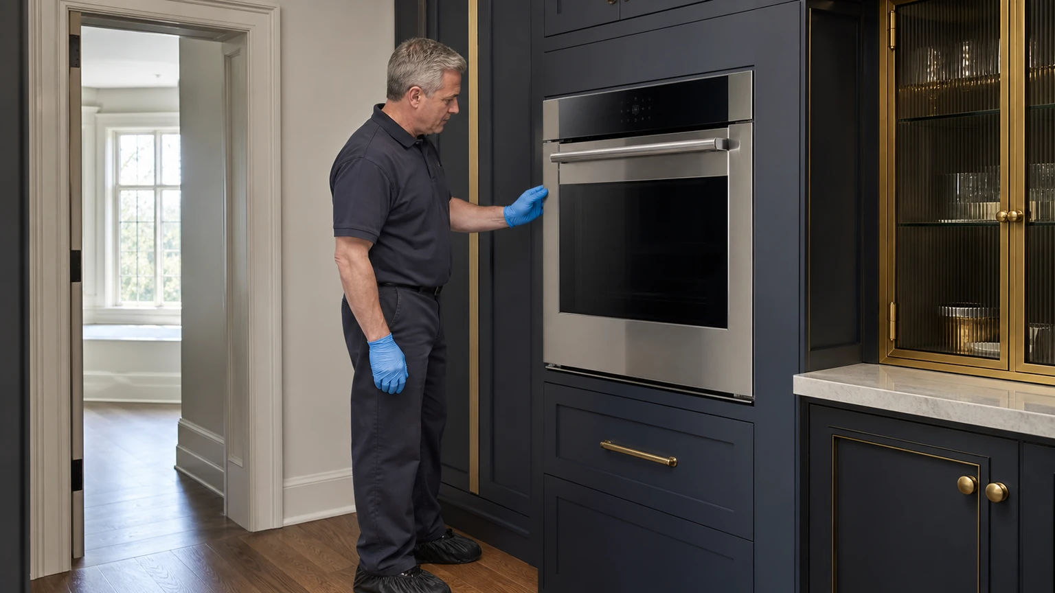 Built-in wall oven diagnostic visit in Belmont